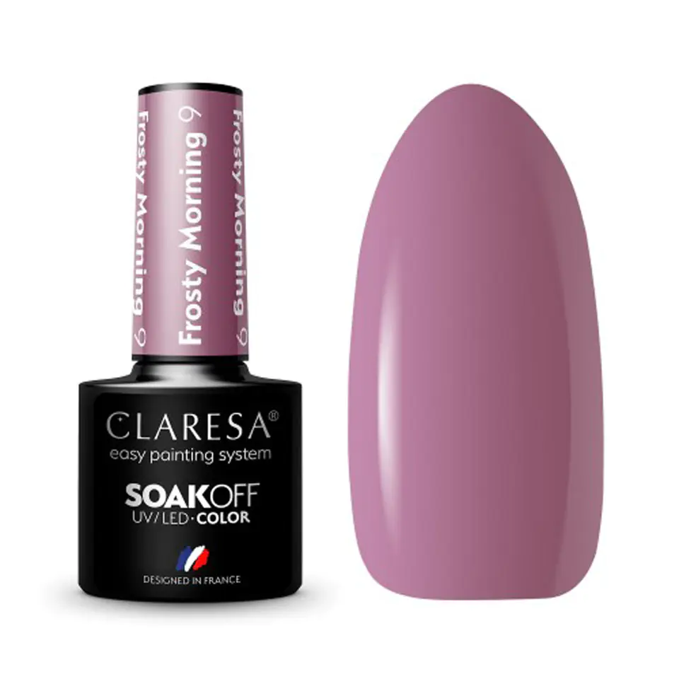 ⁨CLARESA Gel polish Frosty Morning 9 -5g⁩ at Wasserman.eu