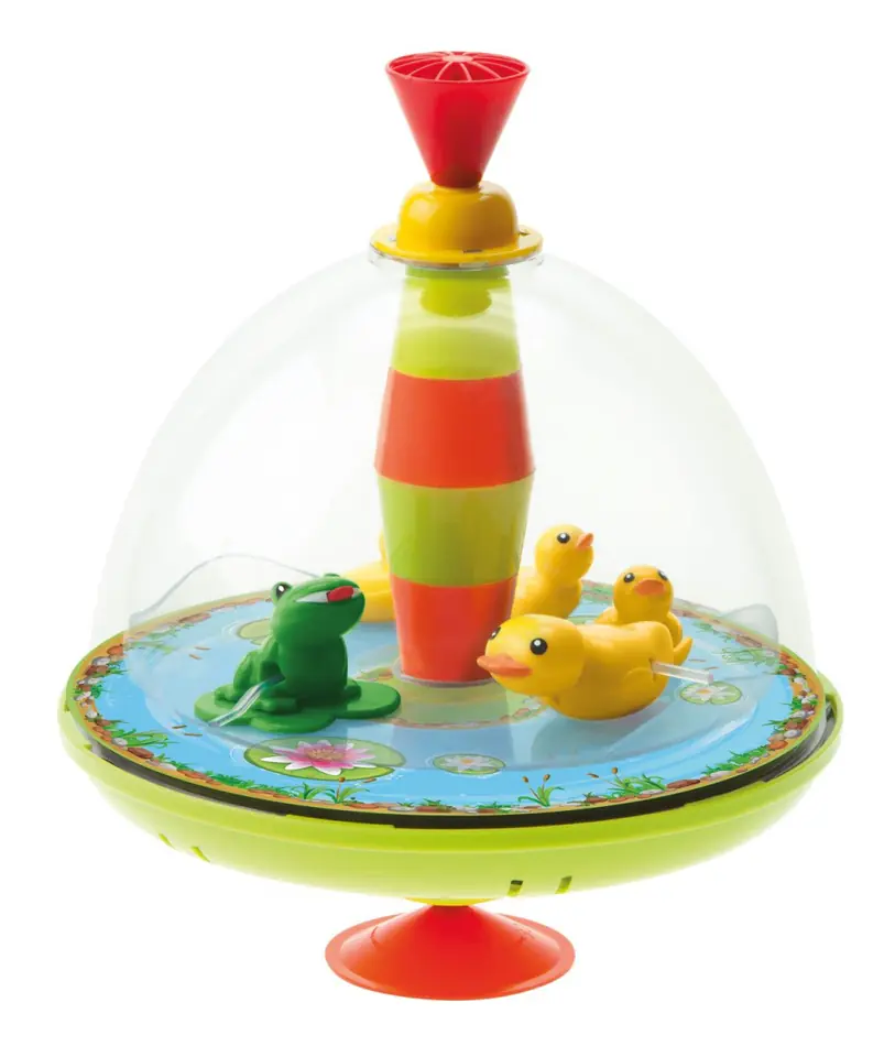 Lena Spinning top - Duck family with chip at Wasserman.eu