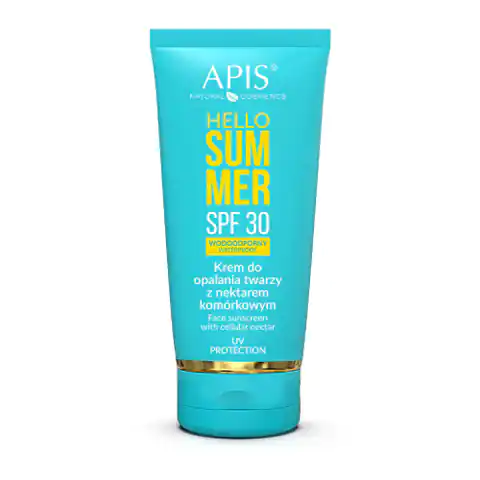 ⁨Apis hello summer spf 30, face sunscreen with cell nectar 50 ml⁩ at Wasserman.eu