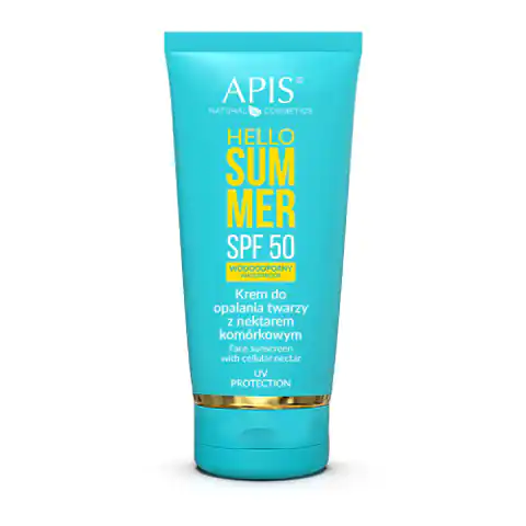⁨Apis hello summer spf 50, face sunscreen with cell nectar 50 ml⁩ at Wasserman.eu