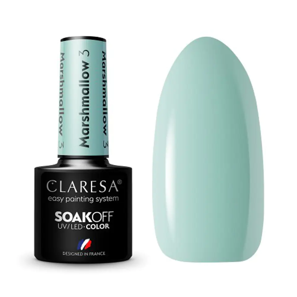 ⁨CLARESA hybrid polish MARSHMALLOW 3 5g⁩ at Wasserman.eu