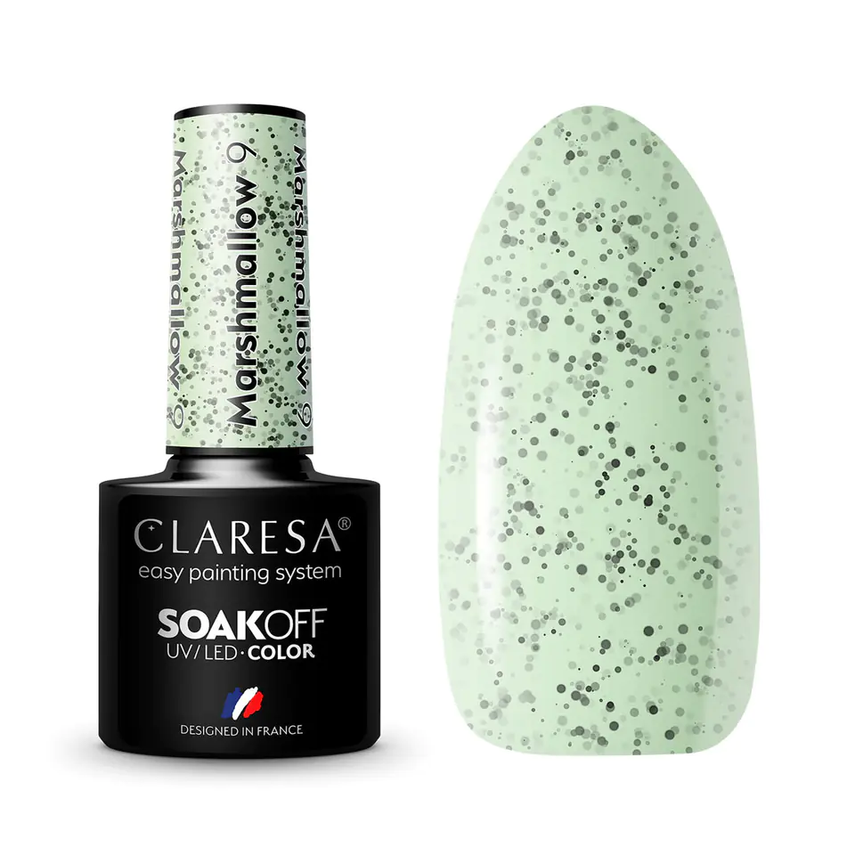 ⁨CLARESA gel polish MARSHMALLOW 9 5g⁩ at Wasserman.eu