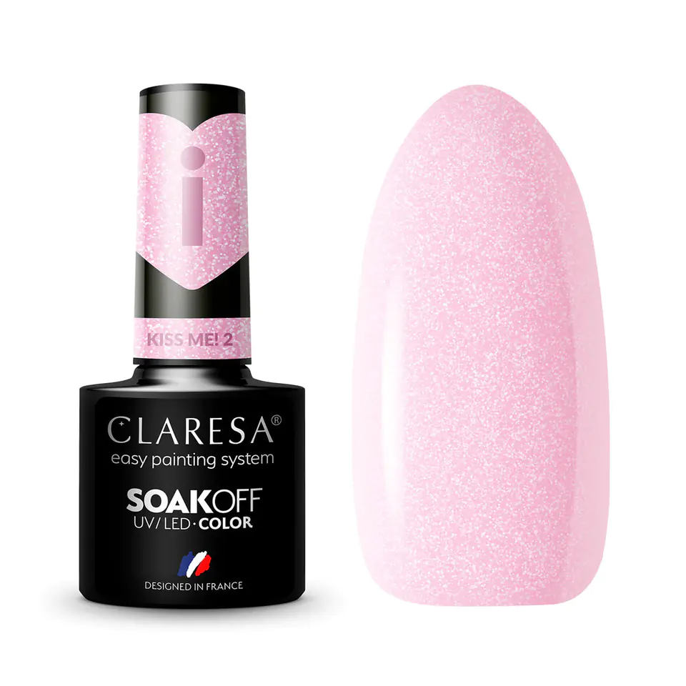 ⁨CLARESA hybrid polish Kiss Me! 2 -5g⁩ at Wasserman.eu