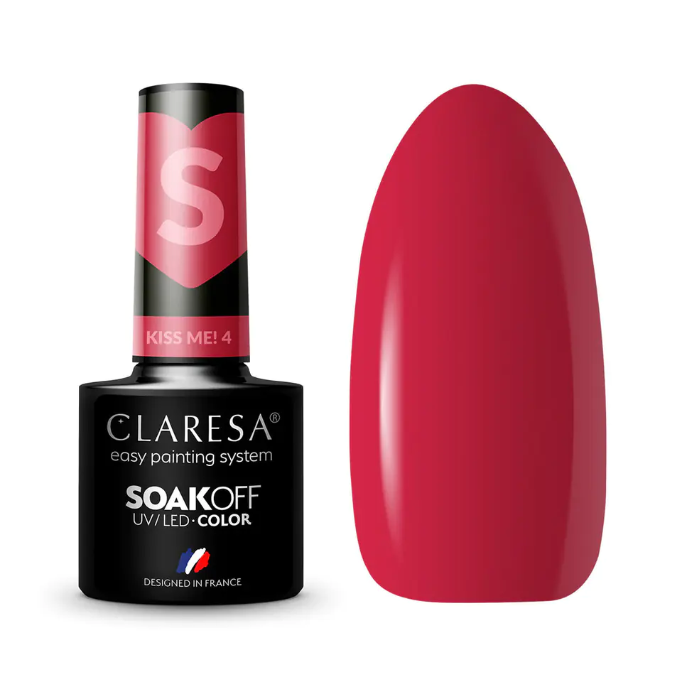 ⁨CLARESA hybrid polish Kiss Me! 4 -5g⁩ at Wasserman.eu