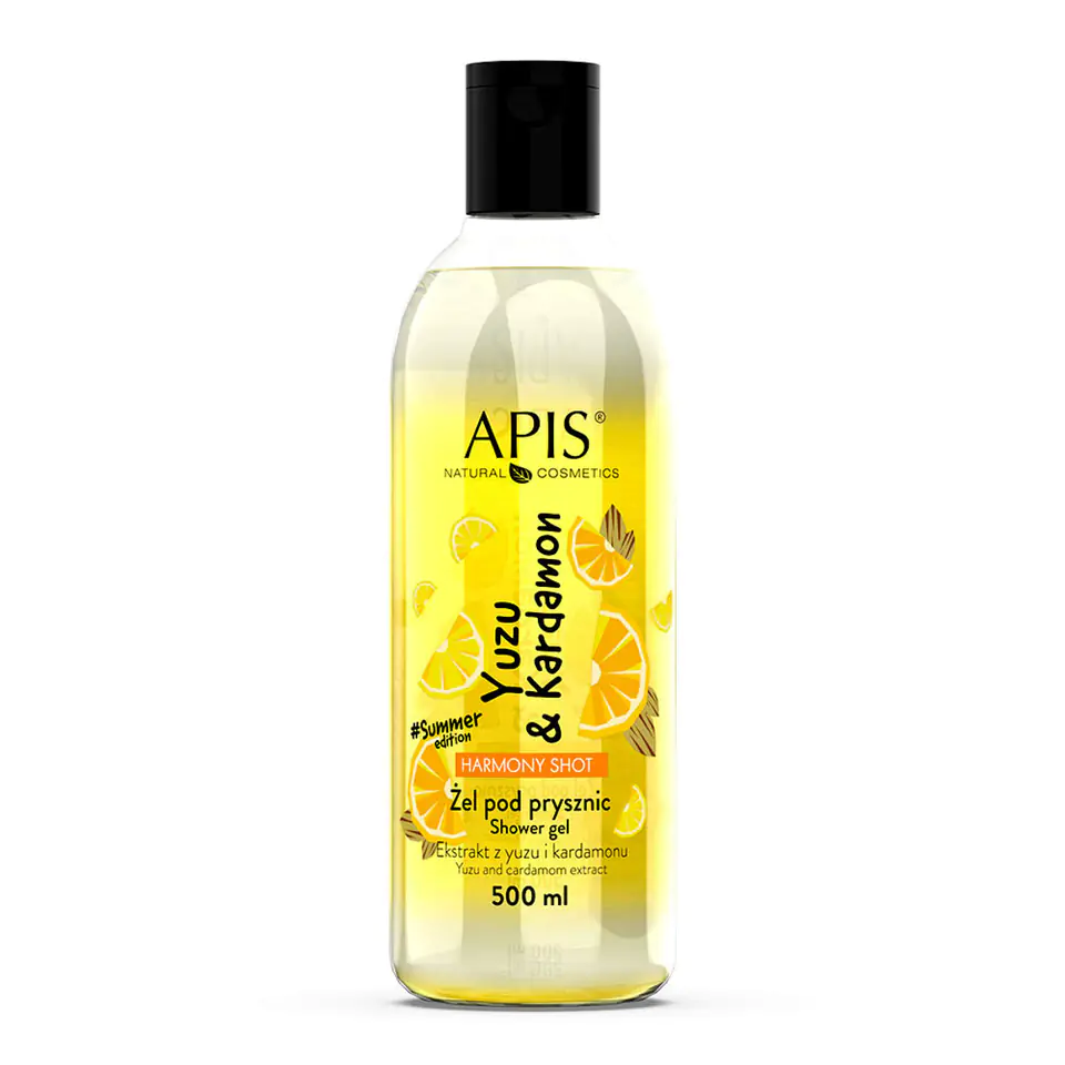 ⁨Apis harmony shot, shower gel yuzu&cardamon 500 ml⁩ at Wasserman.eu