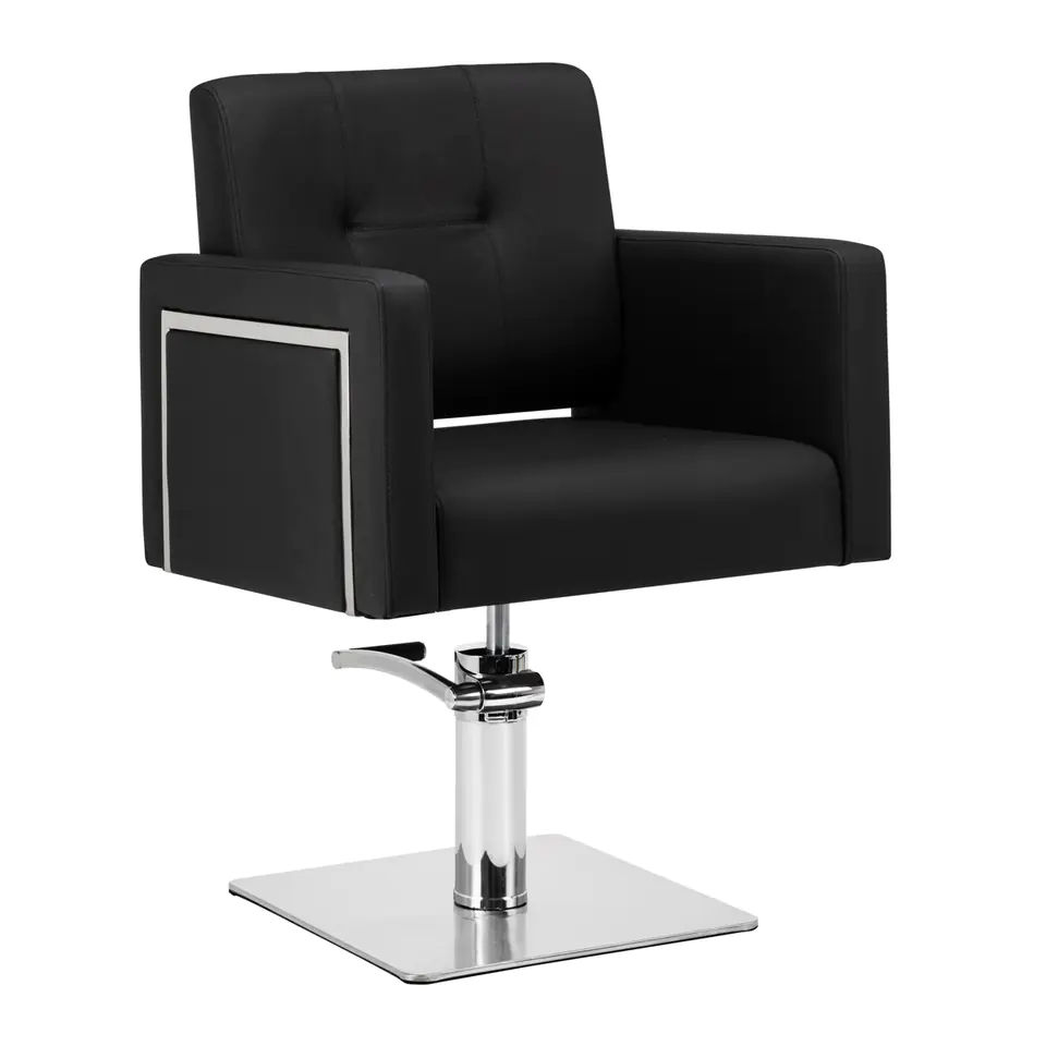 ⁨Gabbiano hairdresser's chair Bergamo black⁩ at Wasserman.eu