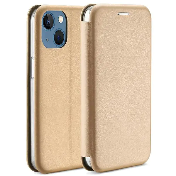 ⁨Beline Book Magnetic Case iPhone 14 6,1" gold/gold⁩ at Wasserman.eu