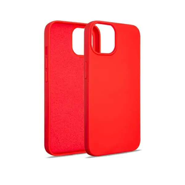 ⁨Beline Etui Silicone iPhone 14 6,1" czerwony/red⁩ w sklepie Wasserman.eu