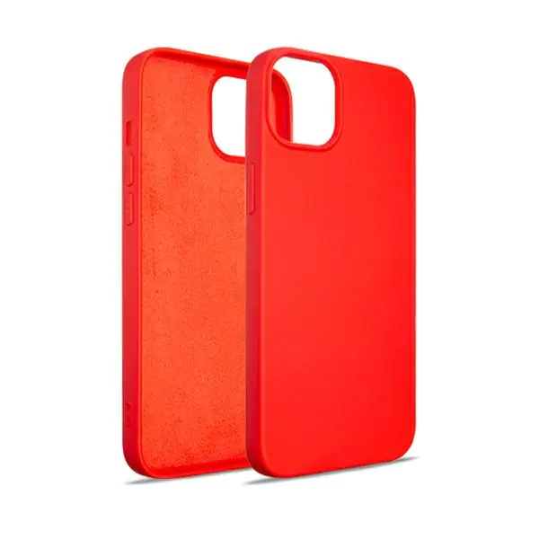 ⁨Beline Etui Silicone iPhone 14 Plus 6,7" czerwony/red⁩ w sklepie Wasserman.eu