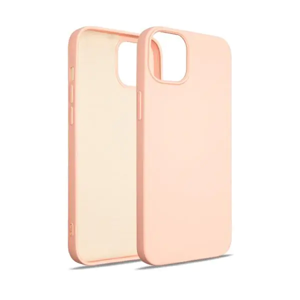 ⁨Beline Etui Silicone iPhone 14 Plus 6,7" różowo-złoty/rose gold⁩ w sklepie Wasserman.eu
