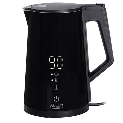 ⁨Electric kettle ADLER AD 1345B black⁩ at Wasserman.eu