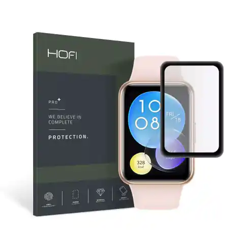 ⁨Szkło hybrydowe hofi hybrid pro+ huawei watch fit 2 black⁩ w sklepie Wasserman.eu