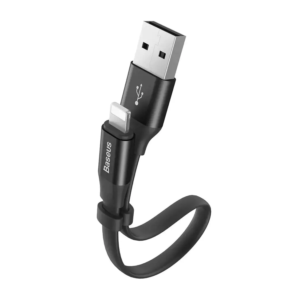 ⁨Baseus nimble lightning cable 23cm grey⁩ at Wasserman.eu