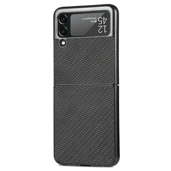 ⁨Beline Etui Carbon Case Sam Z Flip 6 czarny/black⁩ w sklepie Wasserman.eu