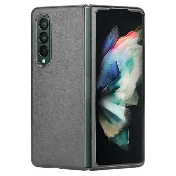 ⁨Beline Leather Case Samsung Z Fold 4 black/black⁩ at Wasserman.eu