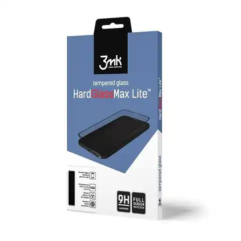 ⁨3MK HardGlass Max Lite X iaomi Mi8 Lite black⁩ at Wasserman.eu