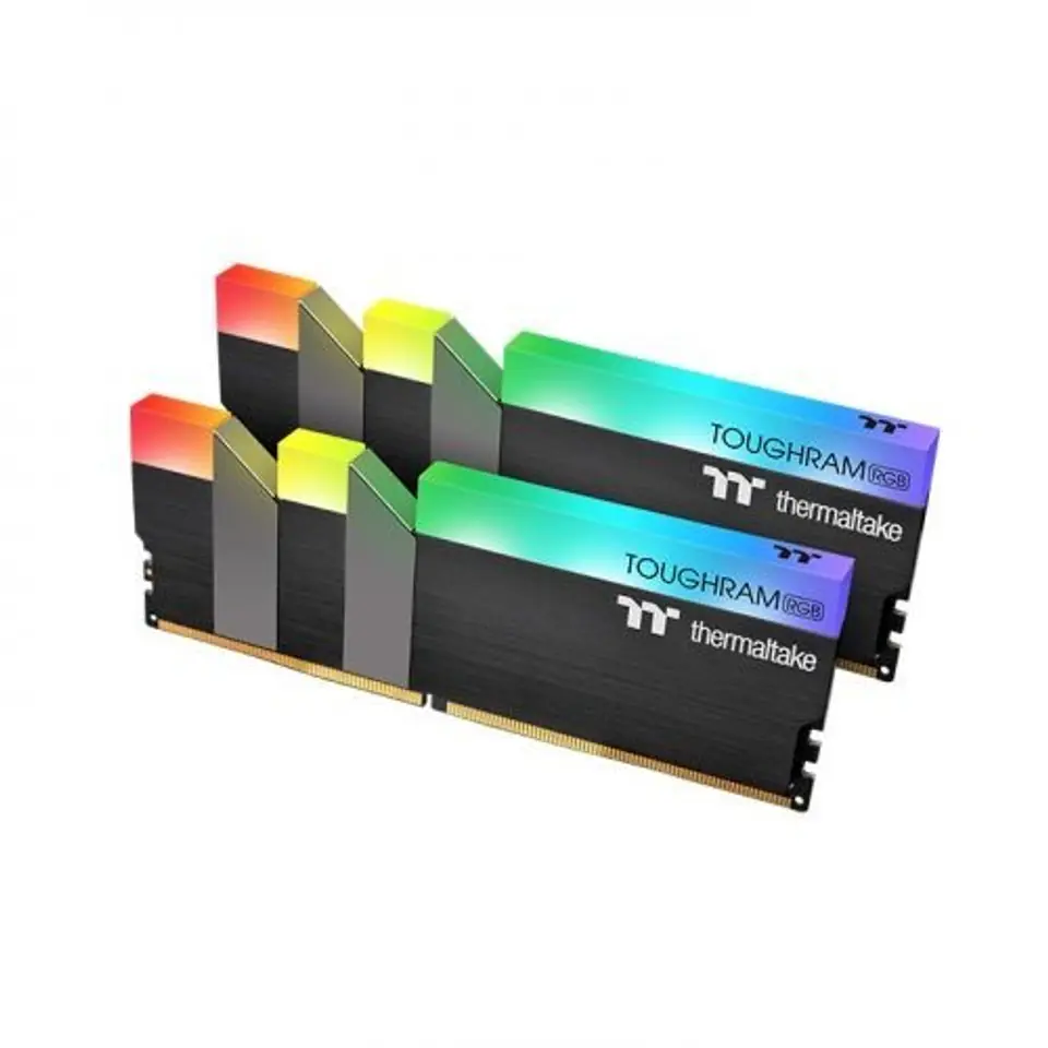 ⁨memory for PC - DDR4 16GB (2x8GB) ToughRAM RGB 4400MHz CL19 XMP2 Black⁩ at Wasserman.eu