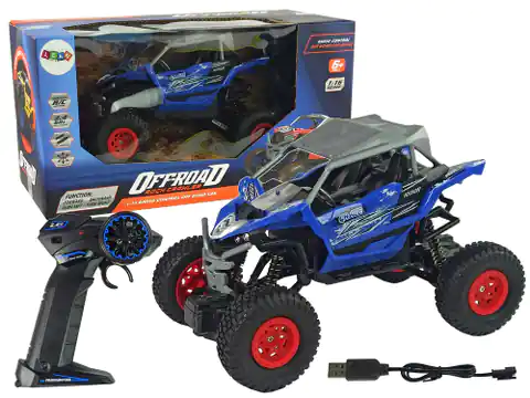 ⁨Off-road Auto Off-Road Remote Controlled 2.4 GHz 1:16 Blue⁩ at Wasserman.eu