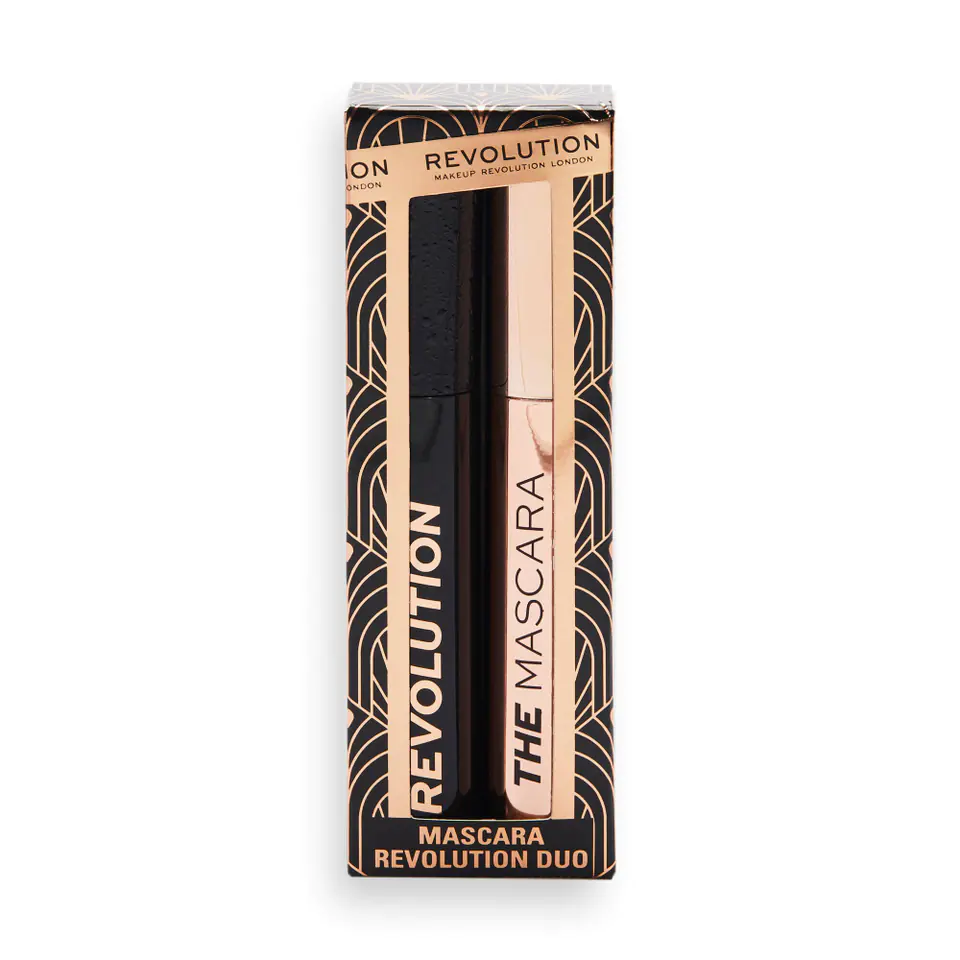 ⁨Makeup Revolution Christmas Set Mascara Revolution Duo 1op.⁩ at Wasserman.eu