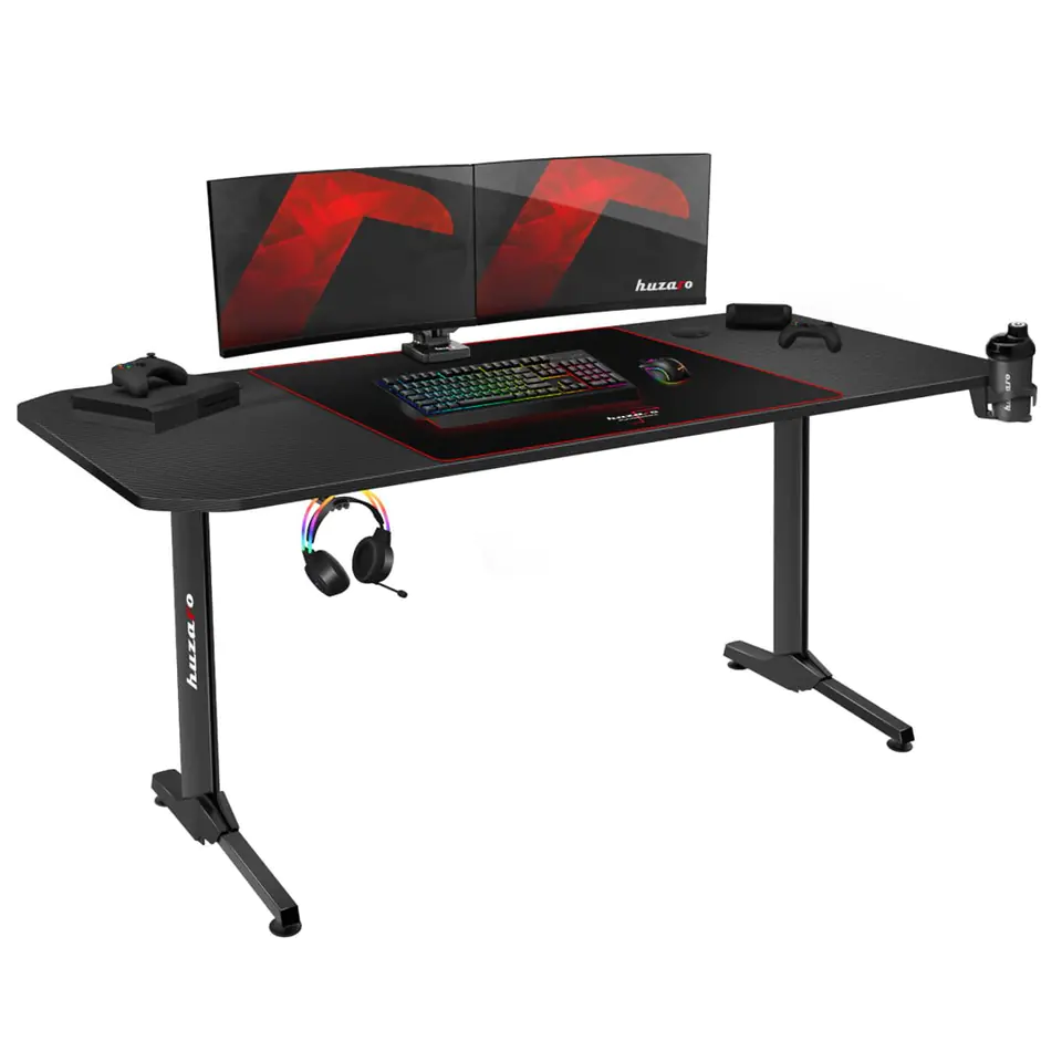 ⁨Gaming desk Huzaro Hero 4.7 Black⁩ at Wasserman.eu