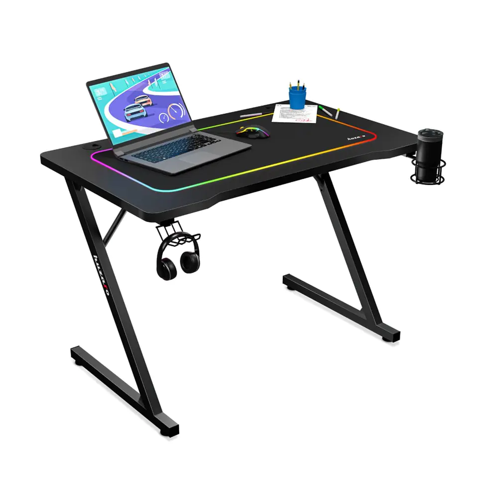 Biurko gamingowe Huzaro Hero 1.8 Black w sklepie Wasserman.eu