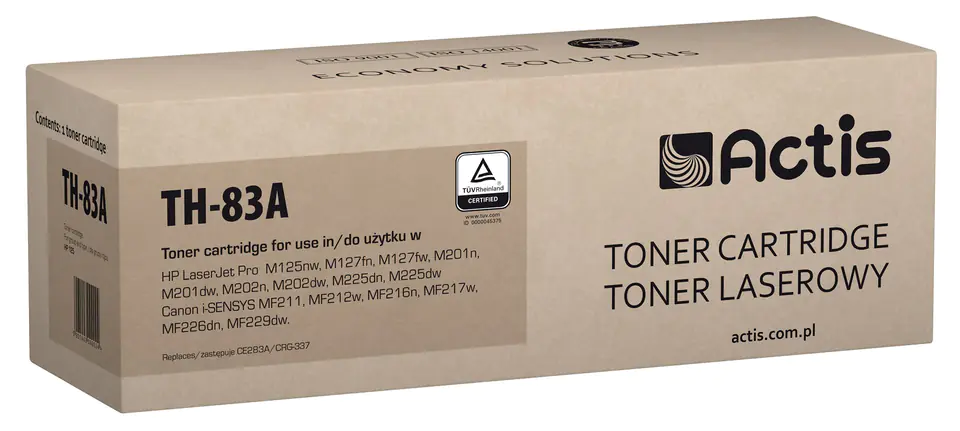⁨Actis TH-83A toner (replacement for HP 83A CE283A, Canon CRG-737; Supreme; 1500 pages; black)⁩ at Wasserman.eu