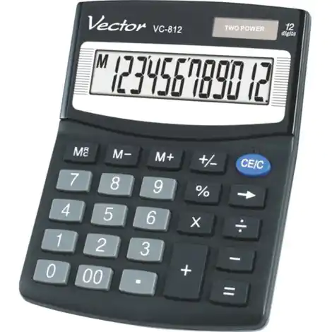⁨Calculator VECTOR VC-812 12p⁩ at Wasserman.eu