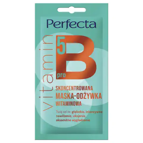 ⁨Perfecta Beauty Vitamin pro B5 Concentrated Vitamin Mask-Conditioner 8ml⁩ at Wasserman.eu