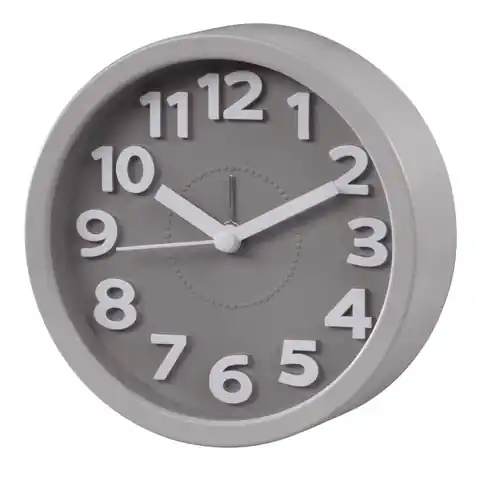 ⁨Alarm clock Retro Hama grey⁩ at Wasserman.eu