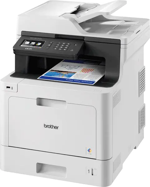 ⁨Brother | DCP-L8410CDW | Printer / copier / scanner | Colour | Laser | A4/Legal | Black | White⁩ w sklepie Wasserman.eu