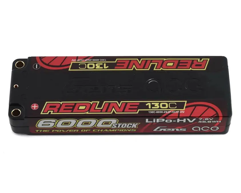 6000mAh 7.6V 130C "Redline" HardCase Gens Ace at Wasserman.eu