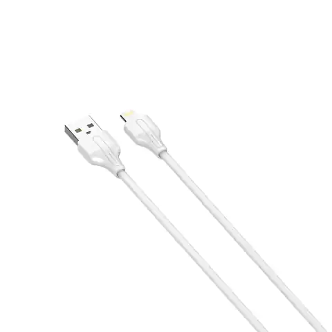 ⁨Kabel USB-A - Lightning LDNIO 3m 2.4A biały LS543L⁩ w sklepie Wasserman.eu