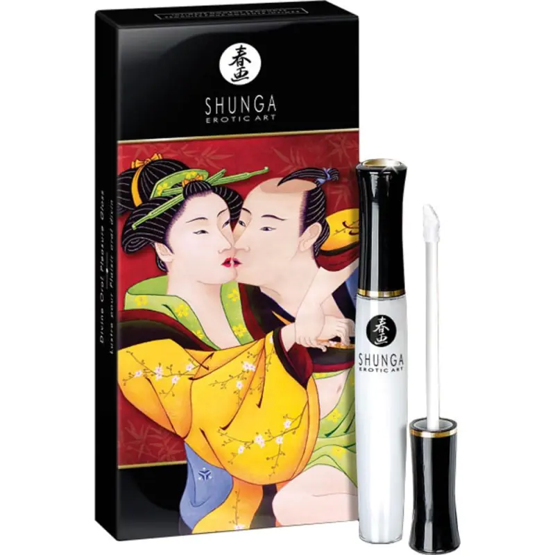 ⁨Błyszczyk do ust Divine Oral Pleasure Gloss Strawberry Wine 10ml Shunga⁩ w sklepie Wasserman.eu