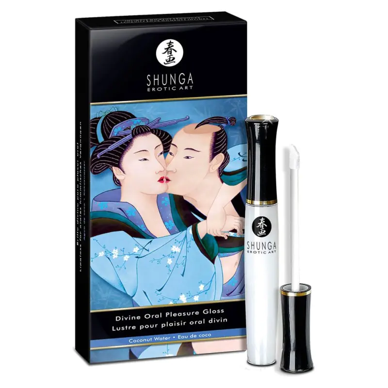 ⁨Shunga - Divine Oral Pleasure Gloss Coconut⁩ at Wasserman.eu