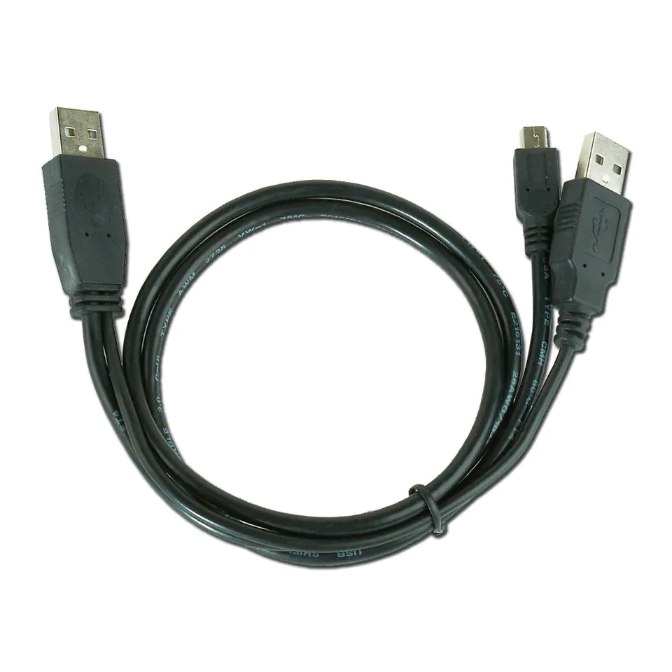 ⁨USB cable GEMBIRD mini B (5-pin) 0.9⁩ at Wasserman.eu