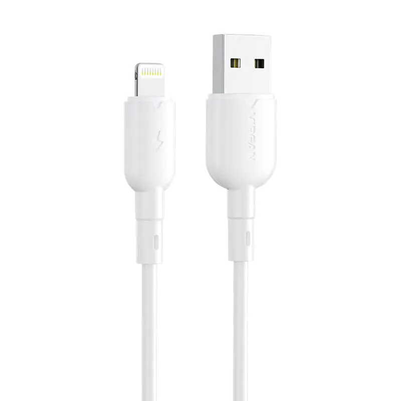 ⁨USB cable for Lightning Vipfan Colorful X11, 3A, 1m (white)⁩ at Wasserman.eu