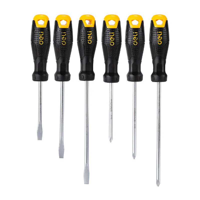 ⁨Zestaw wkrętaków Deli Tools EDL620006, z magnesem, 6 sztuk⁩ w sklepie Wasserman.eu