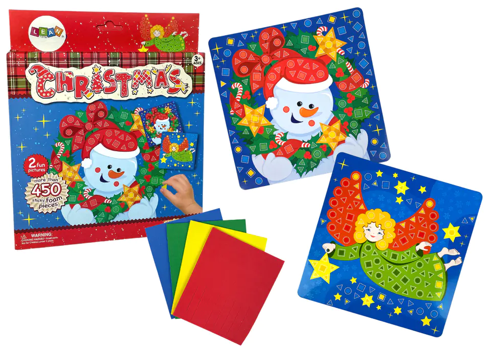 ⁨DIY Kit Colorful Mosaic Holy Sticker Snowman Angel⁩ at Wasserman.eu