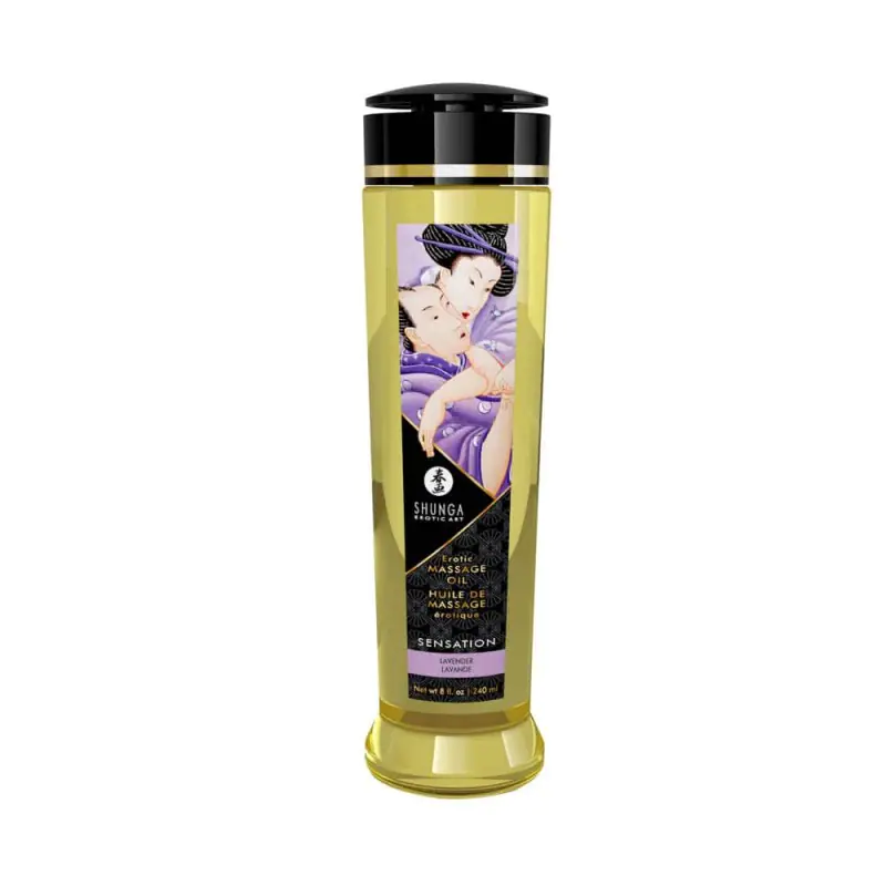 ⁨Olejek do masażu Lawenda 240ml Shunga⁩ w sklepie Wasserman.eu