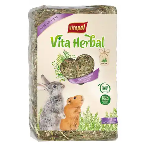 ⁨VITAPOL Vita Herbal - hay for rodents - 1,2 kg⁩ at Wasserman.eu
