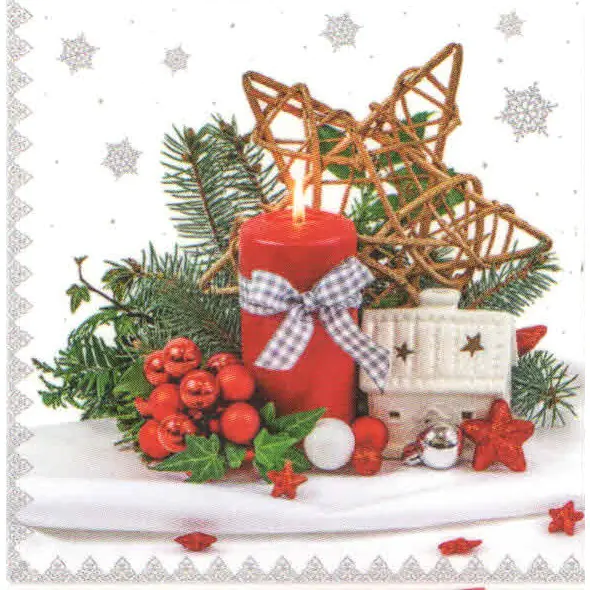 ⁨Christmas napkins AHA 33x33cm BN-111⁩ at Wasserman.eu