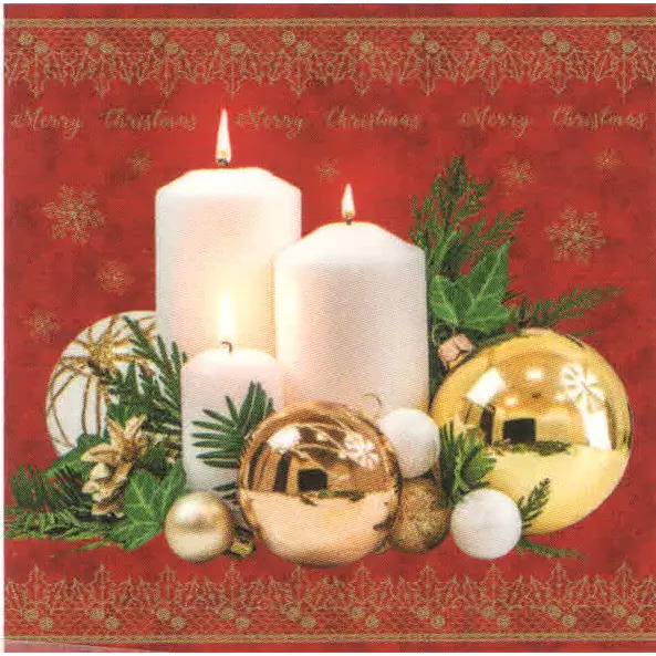 ⁨Serwetki świąteczne AHA 33x33cm BN-114⁩ w sklepie Wasserman.eu