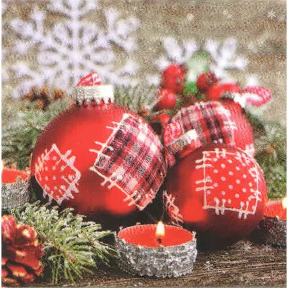 ⁨Serwetki świąteczne AHA 33x33cm BN-121⁩ w sklepie Wasserman.eu