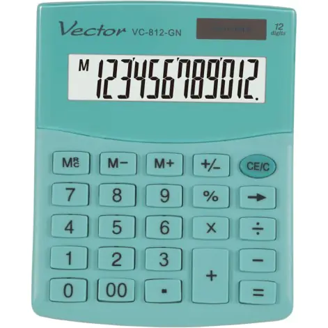 ⁨VECTOR CALCULATOR OFFICE KAV VC-812 GN GREEN⁩ at Wasserman.eu