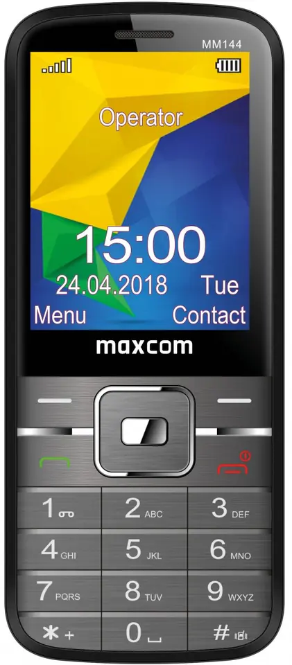 Gsm telephone MaxCom MM 144 dual sim at Wasserman.eu