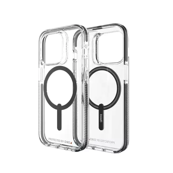 ⁨Gear4 Santa Cruz Snap - protective case for iPhone 14 Plus compatible with MagSafe (black)⁩ at Wasserman.eu