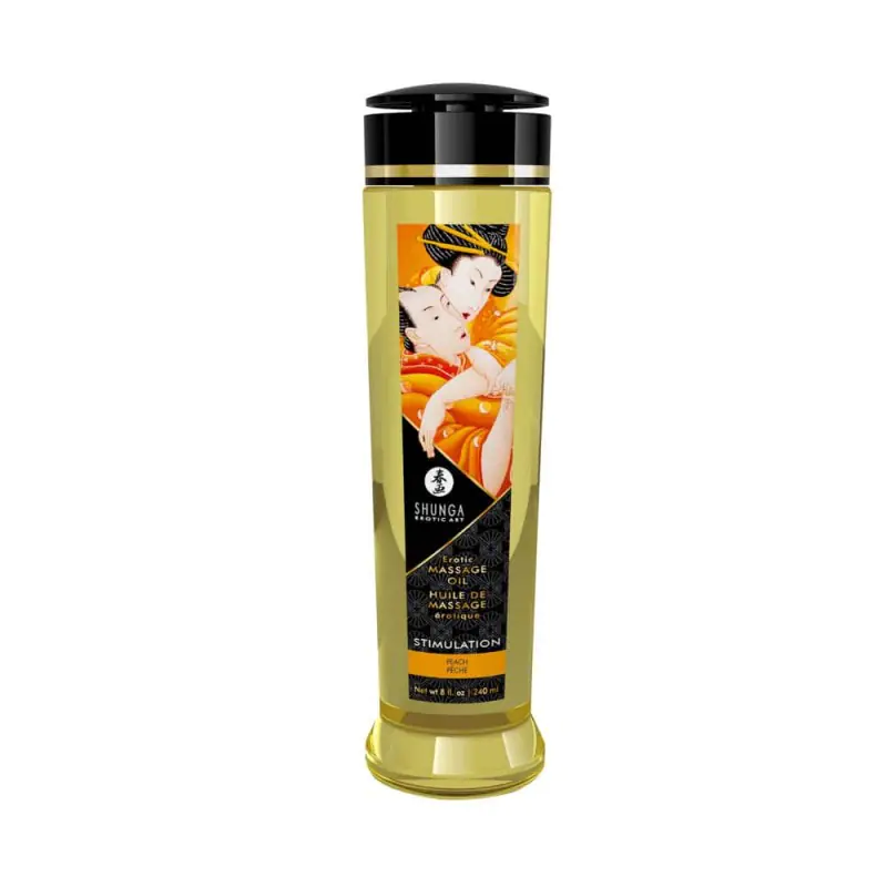 ⁨Olejek do masażu Peach 240ml Shunga⁩ w sklepie Wasserman.eu