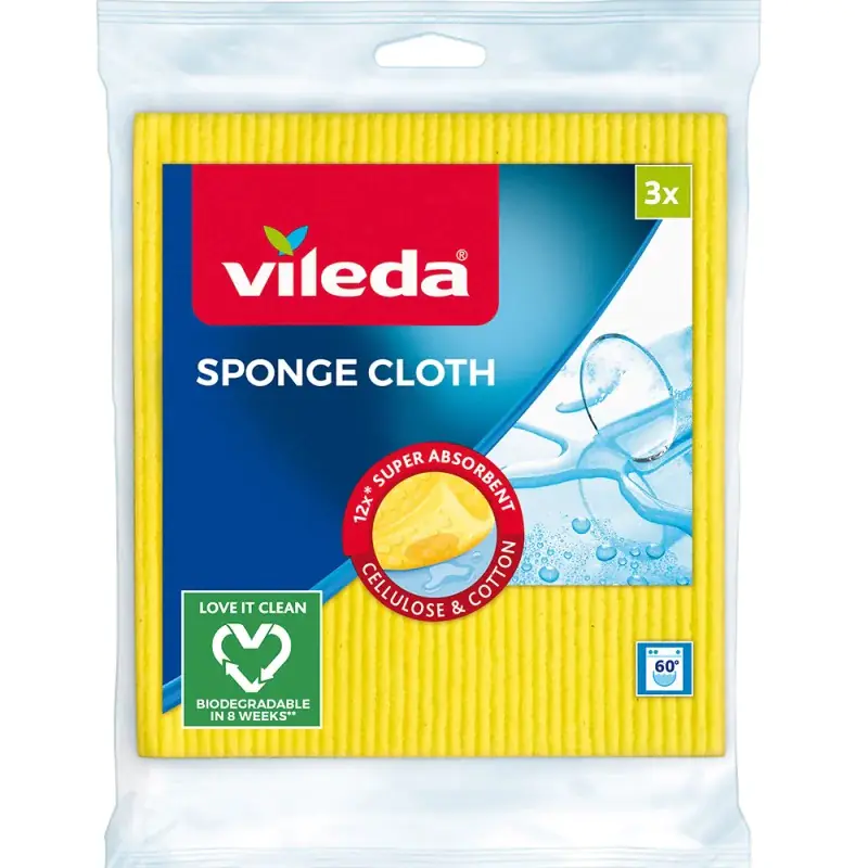 ⁨VILEDA CLOTH SPONGE BUCKLING 3 PCS.⁩ at Wasserman.eu