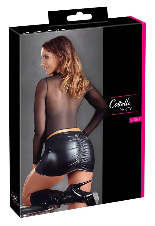 SPÓDNICA MINI SKIRT BLACK L w sklepie Wasserman.eu