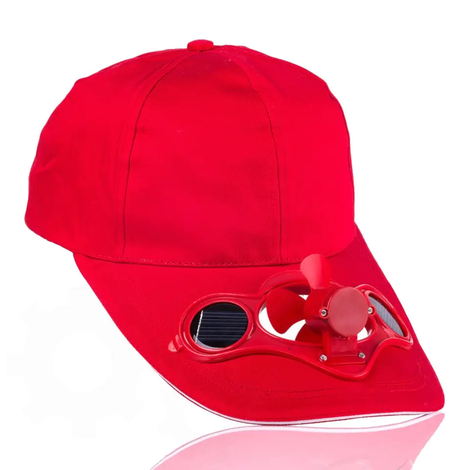 ⁨Cap with pinwheel Red windmill for summer⁩ at Wasserman.eu